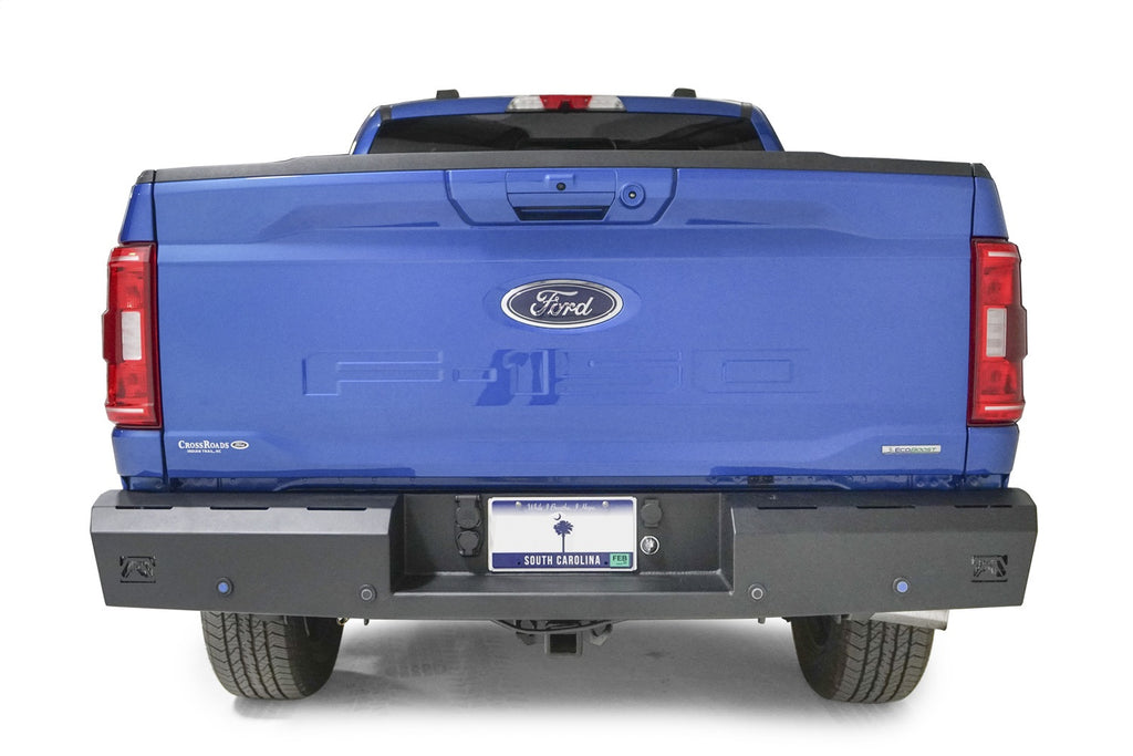 Fab Fours FF21-RT5150-1 Red Steel Rear Bumper for Select Ford F-150