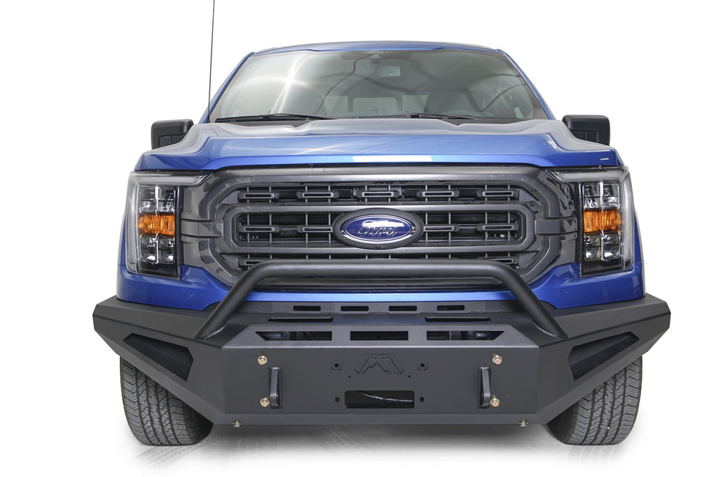 Fab Fours FF21-RS5162-1 Red Steel Front Bumper for Select Ford F-150