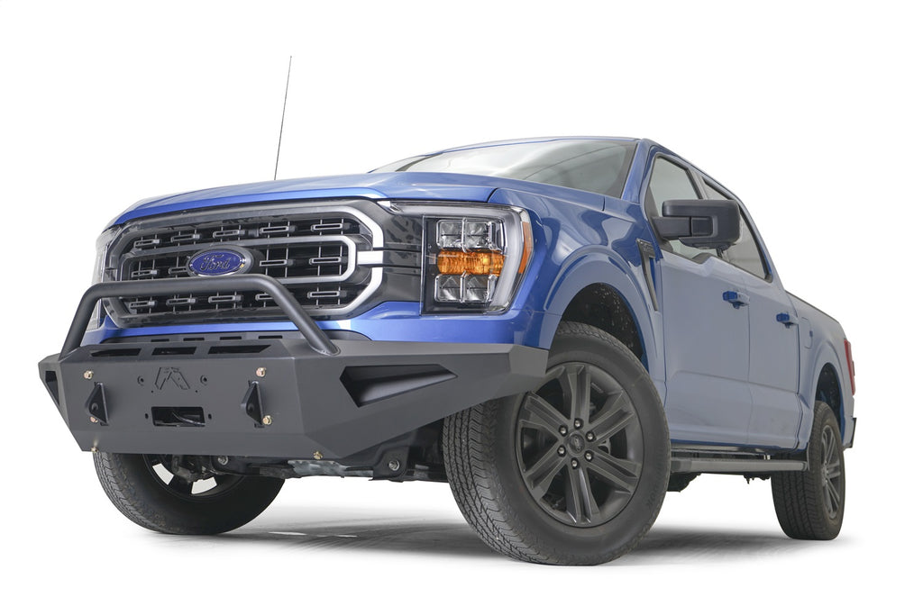 Fab Fours FF21-RS5162-1 Red Steel Front Bumper for Select Ford F-150