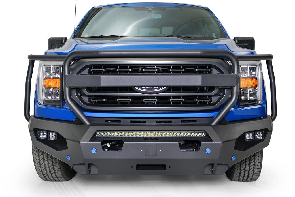 Fab Fours FF21-X4750-B Matrix Front Bumper for Select Ford F-150