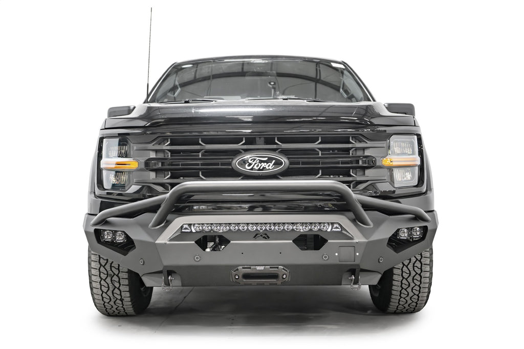 Fab Fours FF24-X6552-B Matrix Front Bumper for Select Ford F-150
