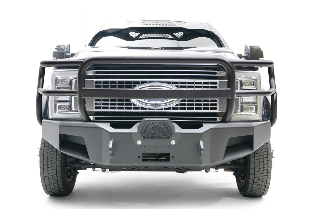 Fab Fours FS17-A4260-B Premium Winch Front Bumper for Select Ford F-450 Super Duty, Ford F-550 Super Duty