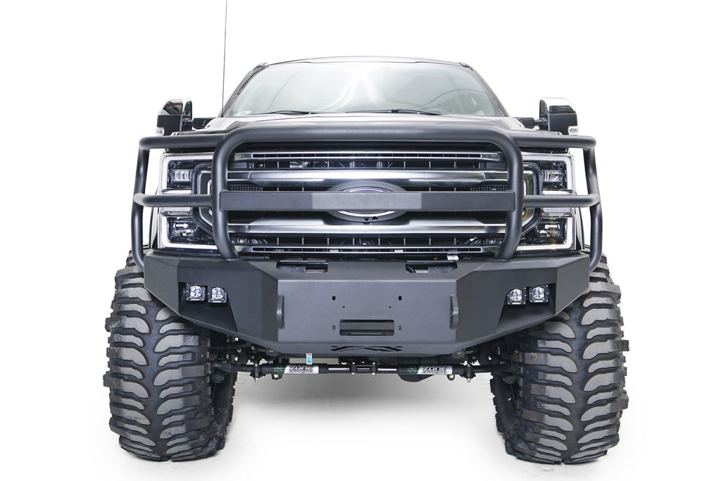 Fab Fours FS17-A4160-1 Premium Winch Front Bumper for Select Ford F-250 Super Duty, Ford F-350 Super Duty, Ford F-450 Super Duty, Ford F-550 Super Duty