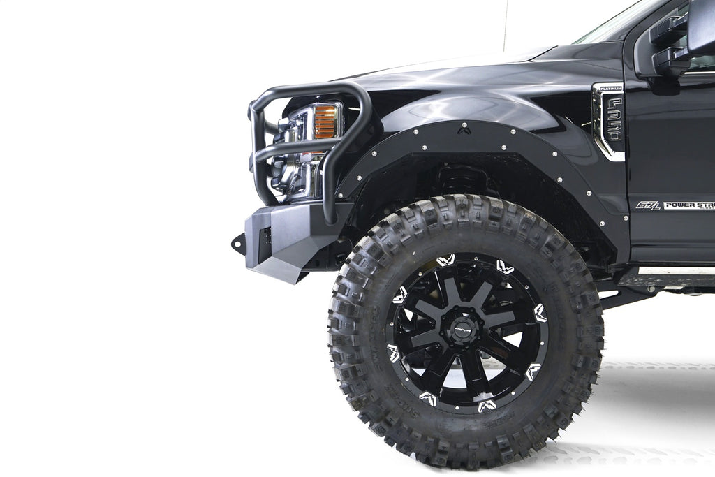 Fab Fours FS17-A4160-1 Premium Winch Front Bumper for Select Ford F-250 Super Duty, Ford F-350 Super Duty, Ford F-450 Super Duty, Ford F-550 Super Duty