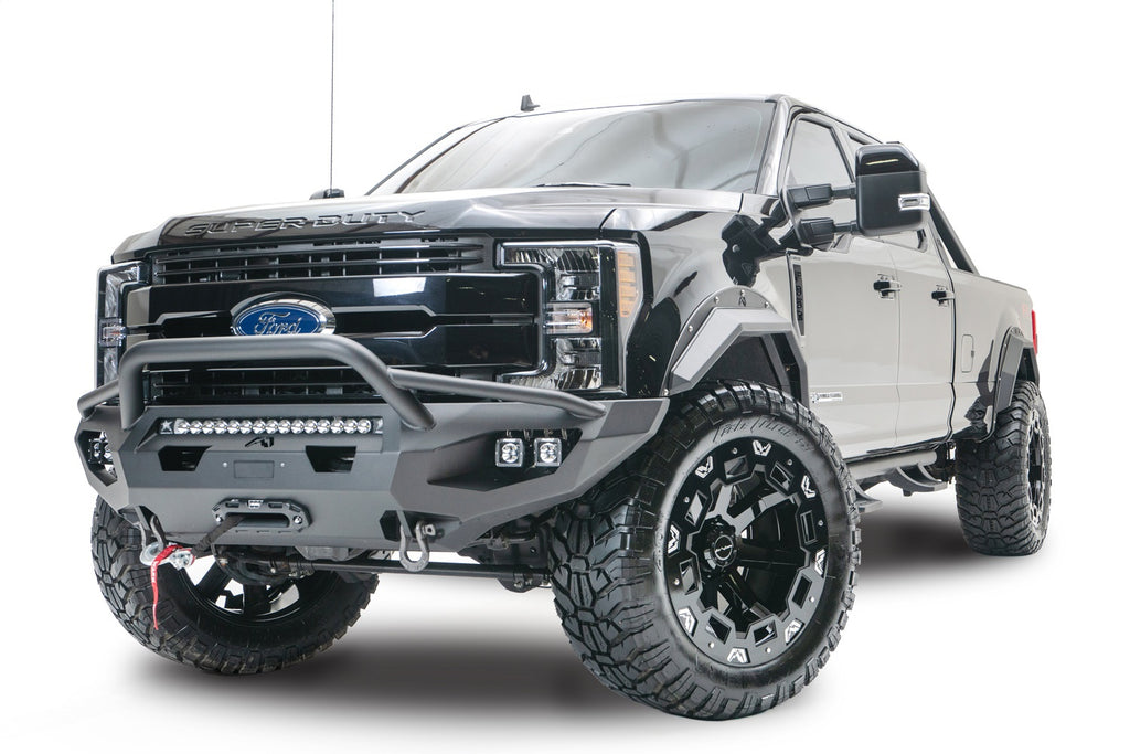 Fab Fours FS17-X4162-B Matrix Front Bumper for Select Ford F-250 Super Duty, Ford F-350 Super Duty