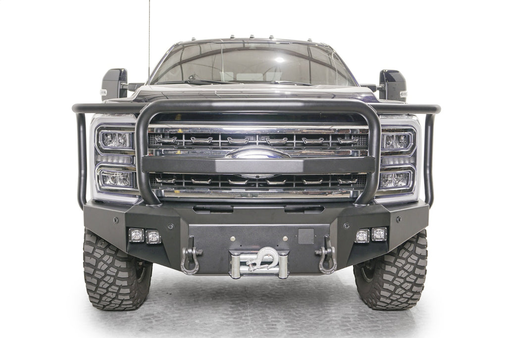 Fab Fours FS23-A5950-1 Premium Winch Front Bumper for Select Ford F-250 Super Duty, Ford F-350 Super Duty