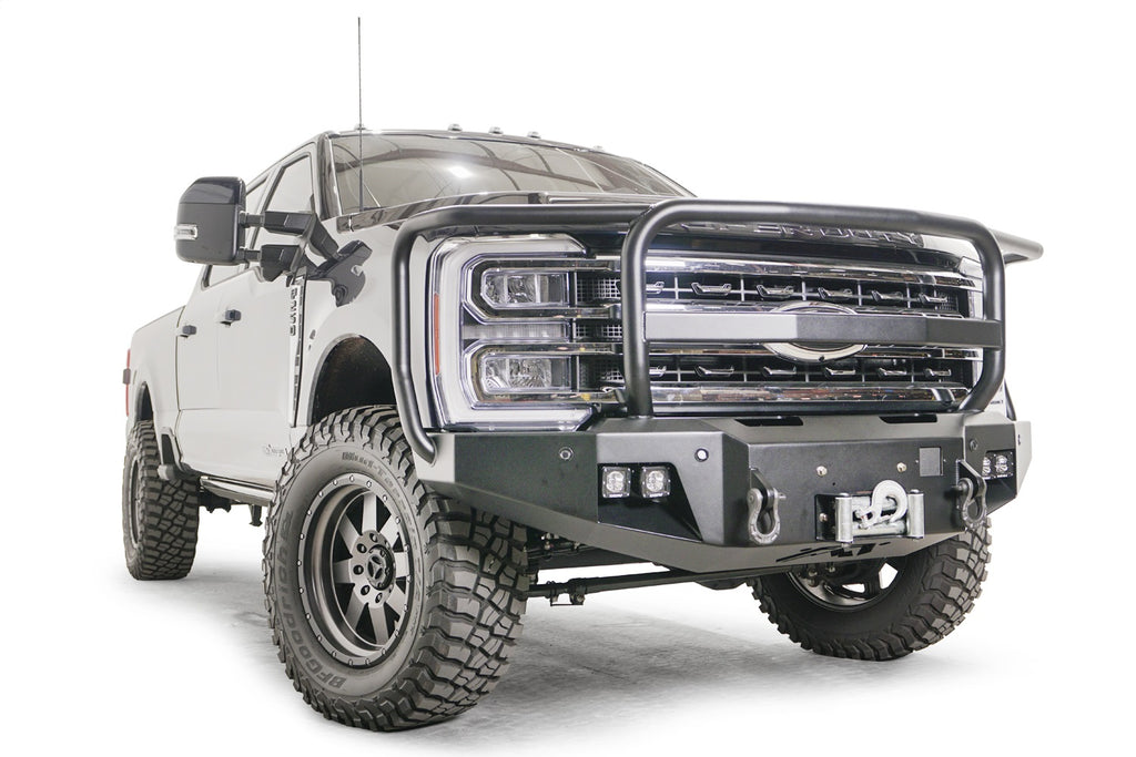 Fab Fours FS23-A5950-1 Premium Winch Front Bumper for Select Ford F-250 Super Duty, Ford F-350 Super Duty