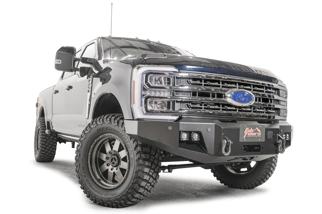 Fab Fours FS23-A5951-B Premium Winch Front Bumper for Select Ford F-250 Super Duty, Ford F-350 Super Duty
