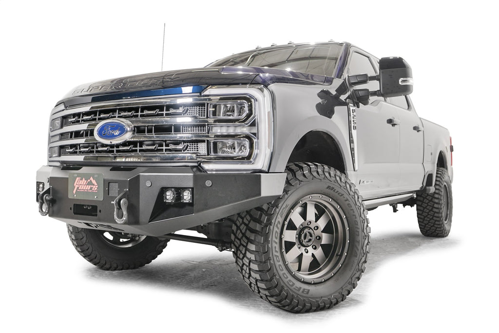 Fab Fours FS23-A5951-1 Premium Winch Front Bumper for Select Ford F-250 Super Duty, Ford F-350 Super Duty