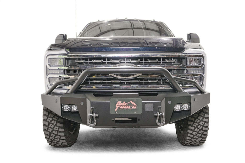 Fab Fours FS23-A5952-1 Premium Winch Front Bumper for Select Ford F-250 Super Duty, Ford F-350 Super Duty