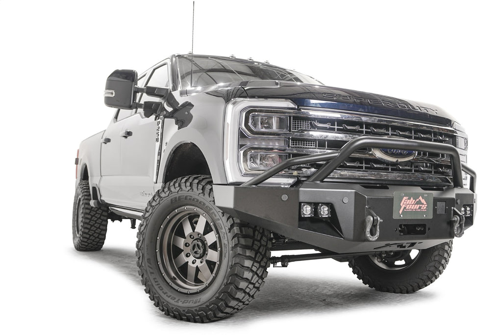 Fab Fours FS23-A5952-B Premium Winch Front Bumper for Select Ford F-250 Super Duty, Ford F-350 Super Duty