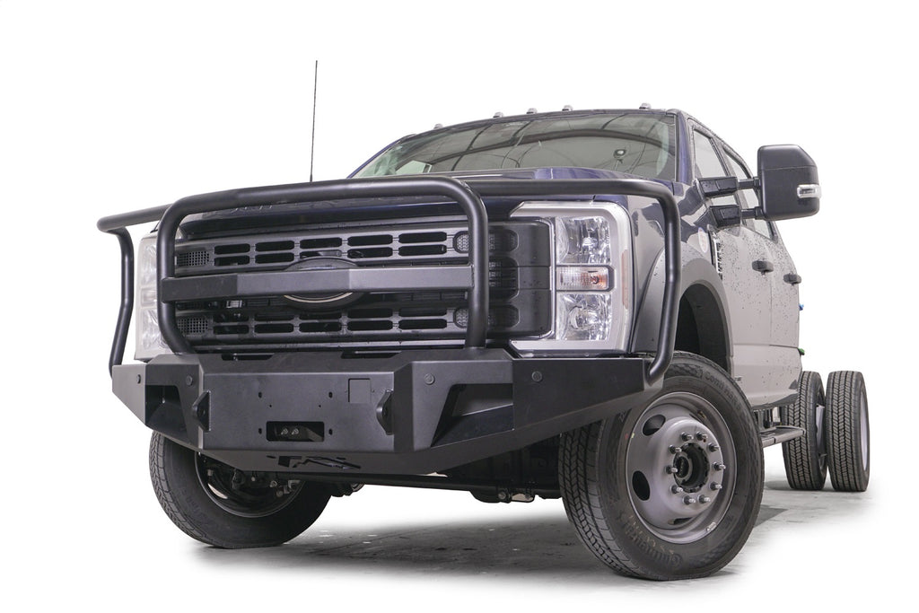 Fab Fours FS23-A5960-1 Premium Winch Front Bumper for Select Ford F-450 Super Duty, Ford F-550 Super Duty