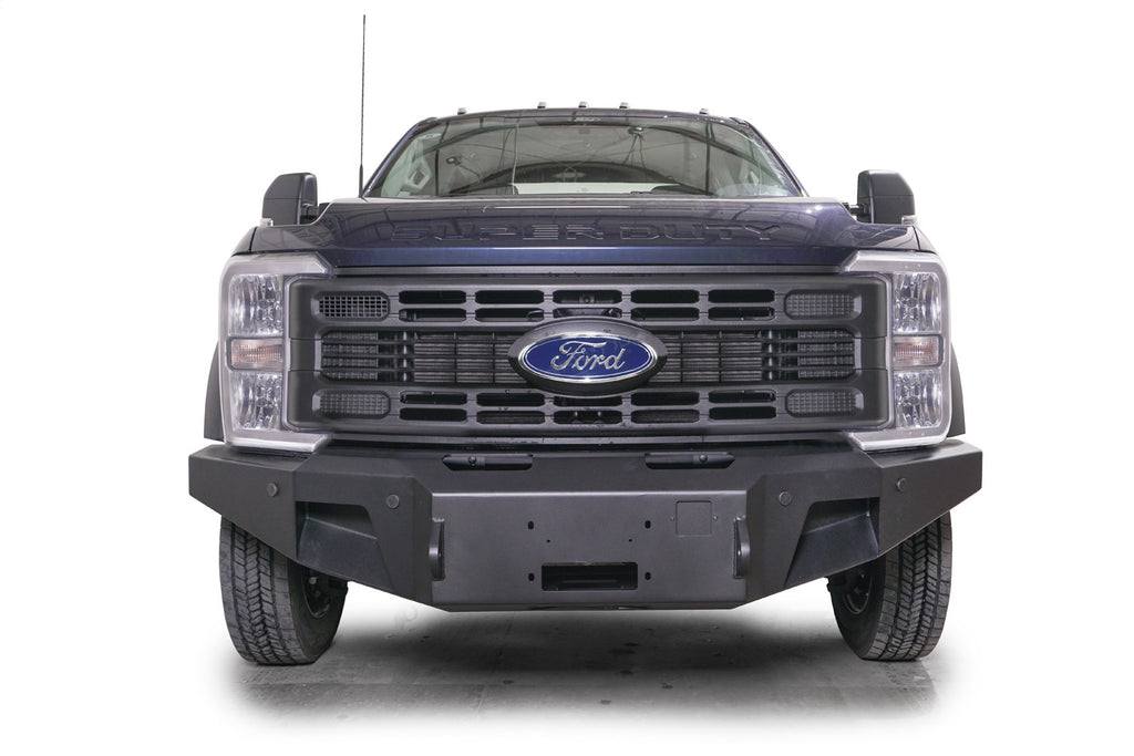 Fab Fours FS23-A5961-1 Premium Winch Front Bumper for Select Ford F-450 Super Duty, Ford F-550 Super Duty