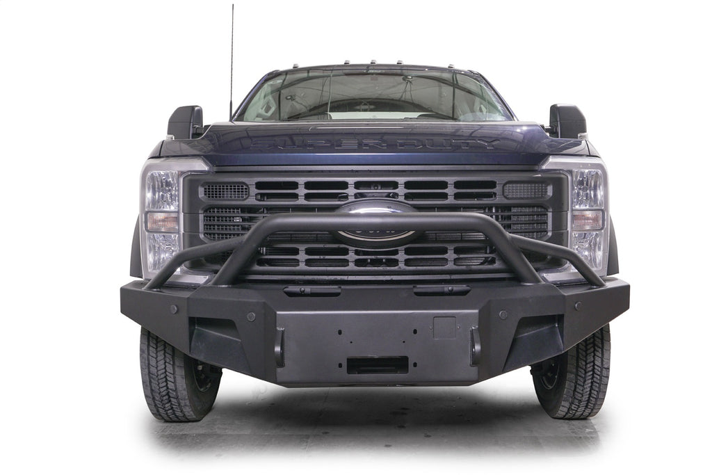 Fab Fours FS23-A5962-B Premium Winch Front Bumper for Select Ford F-450 Super Duty, Ford F-550 Super Duty