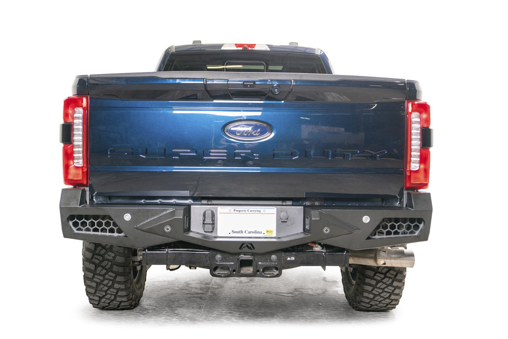 Fab Fours FS23-E5951-1 Vengeance Rear Bumper for Select Ford F-250 Super Duty, Ford F-350 Super Duty
