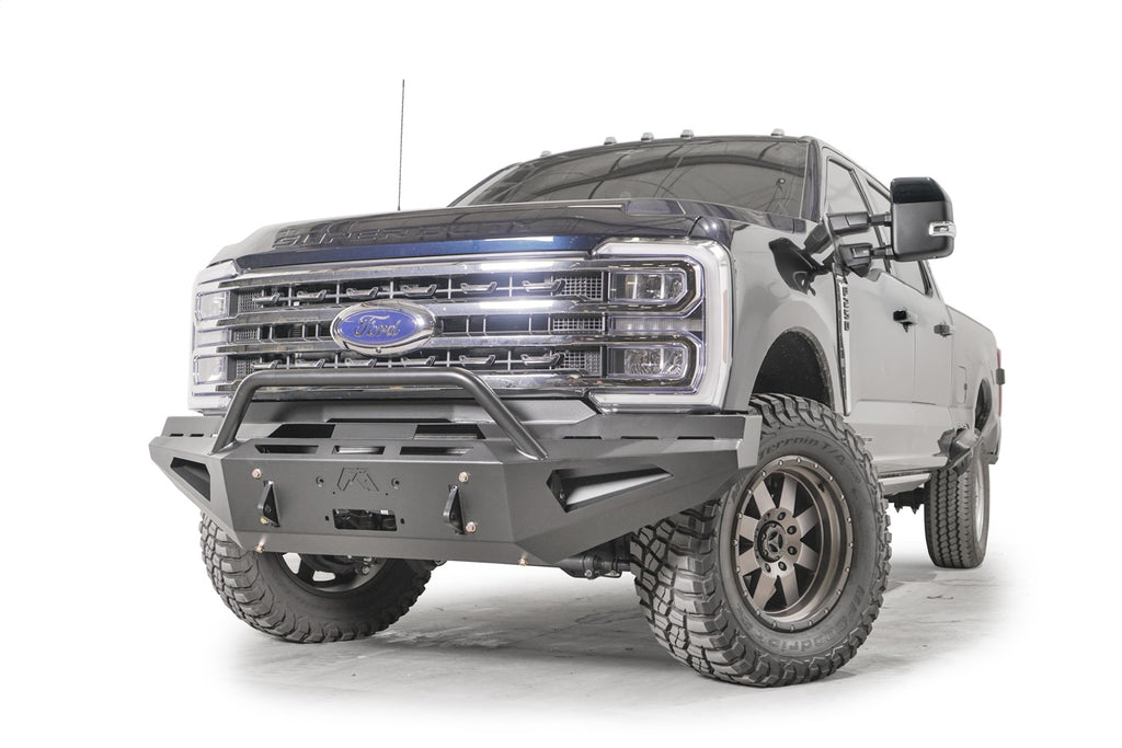 Fab Fours FS23-RS5962-1 Red Steel Front Bumper for Select Ford F-250 Super Duty, Ford F-350 Super Duty, Ford F-450 Super Duty, Ford F-550 Super Duty