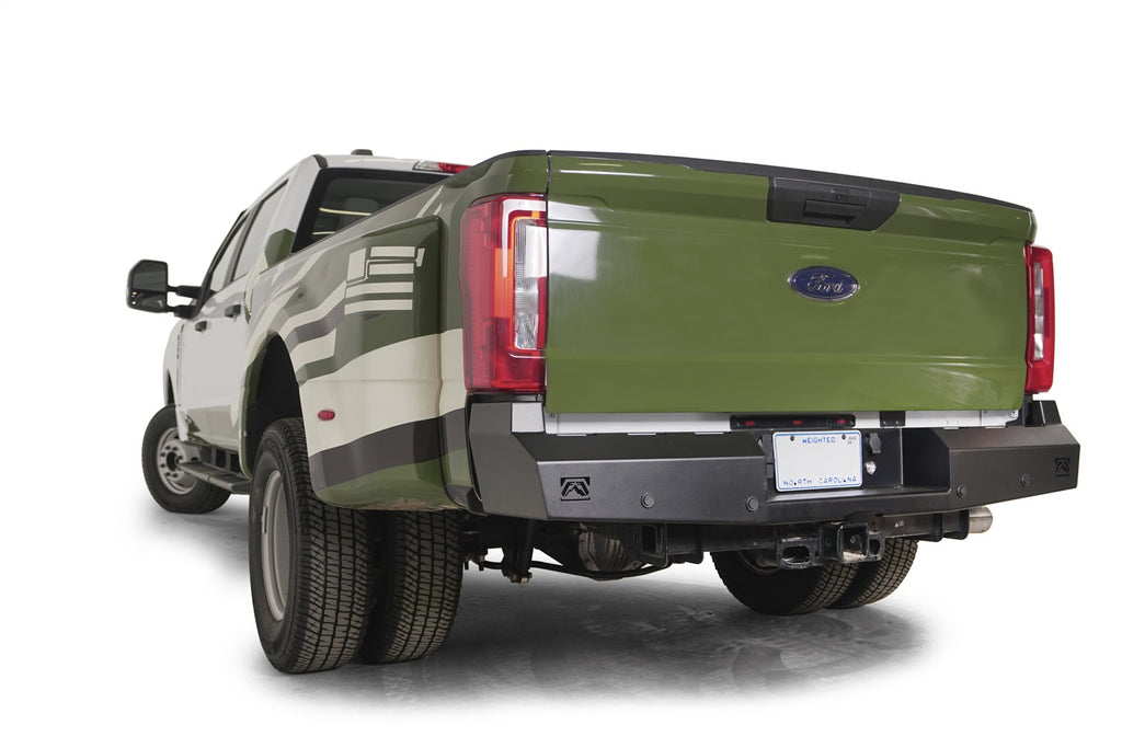 Fab Fours FS23-RT5950-1 Red Steel Rear Bumper for Select Ford F-250 Super Duty, Ford F-350 Super Duty, Ford F-450 Super Duty, Ford F-550 Super Duty