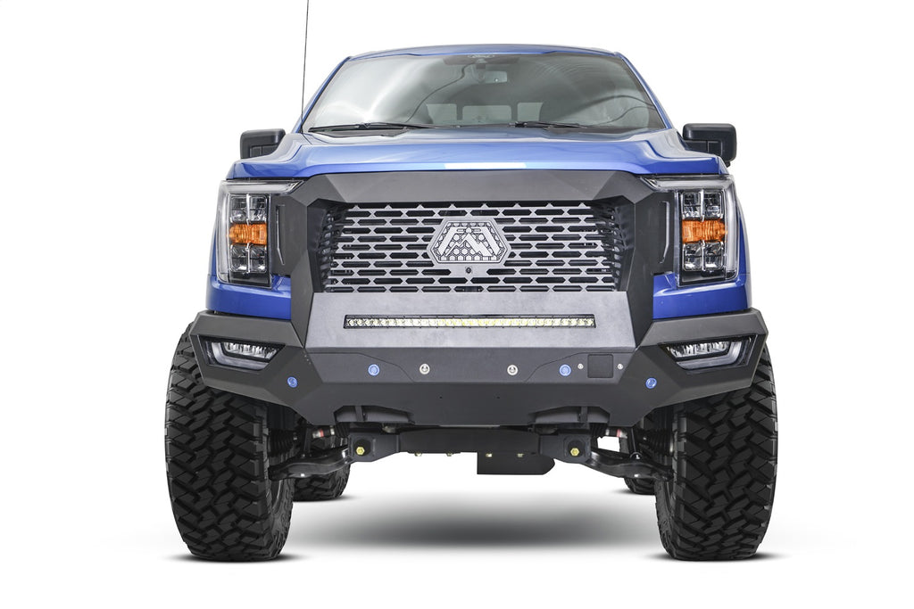 Fab Fours GR5000-B Grumper Front Bumper And Grille for Select Ford F-150