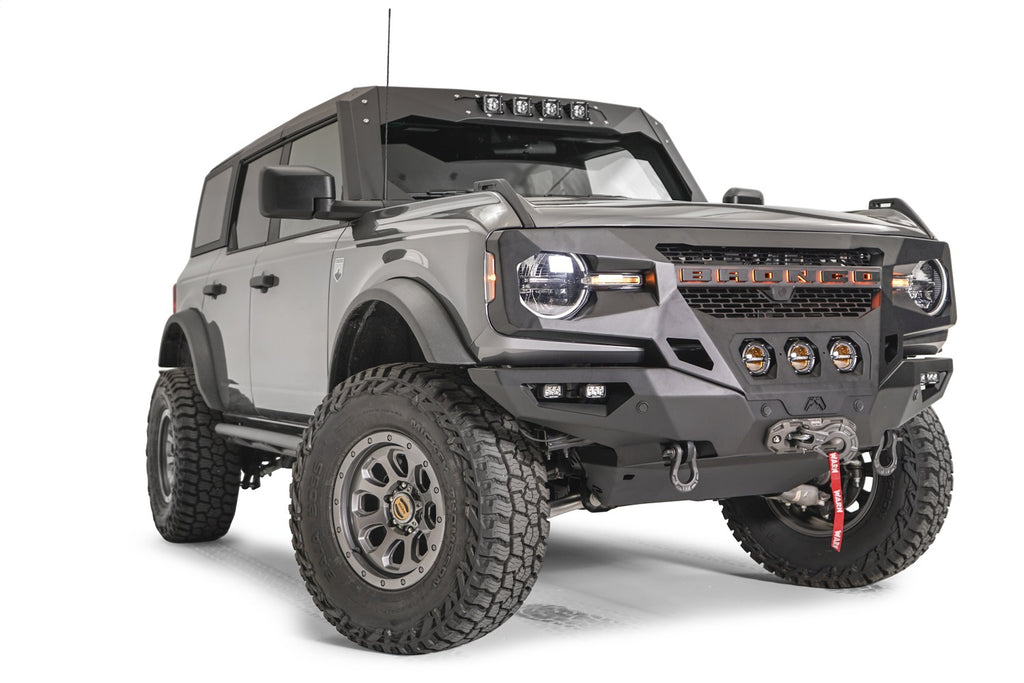 Fab Fours GR5200-B Grumper Front Bumper for Select Ford Bronco
