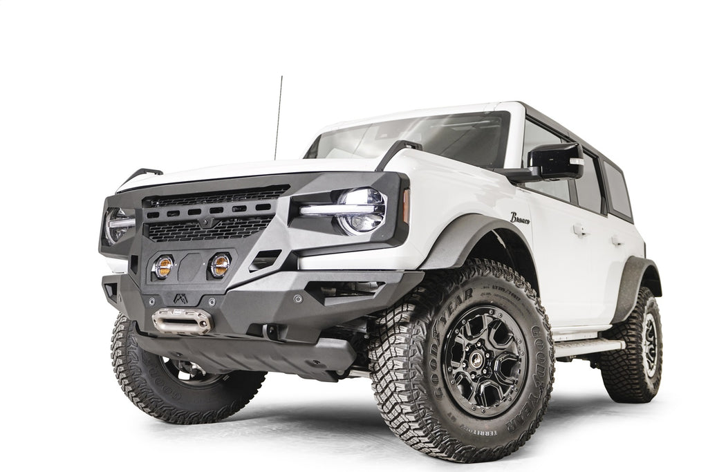 Fab Fours GR5200-B Grumper Front Bumper for Select Ford Bronco