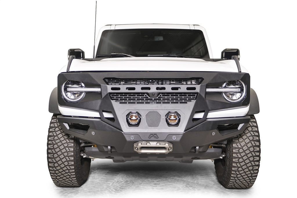 Fab Fours GR5200-B Grumper Front Bumper for Select Ford Bronco