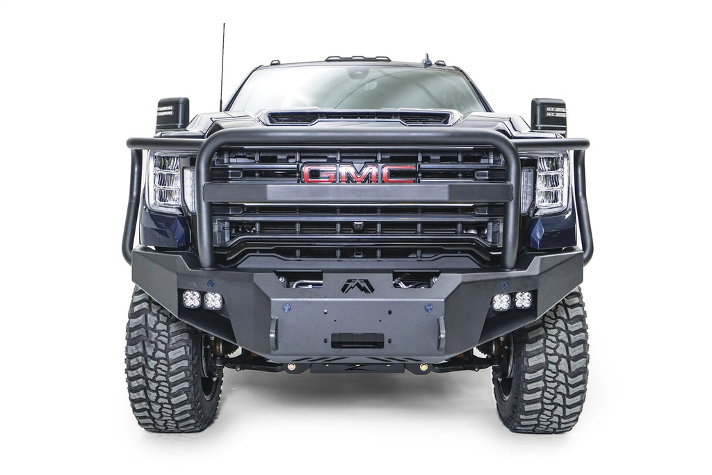 Fab Fours GM20-A5050-1 Premium Winch Front Bumper for Select GMC Sierra HD, GMC Sierra HD