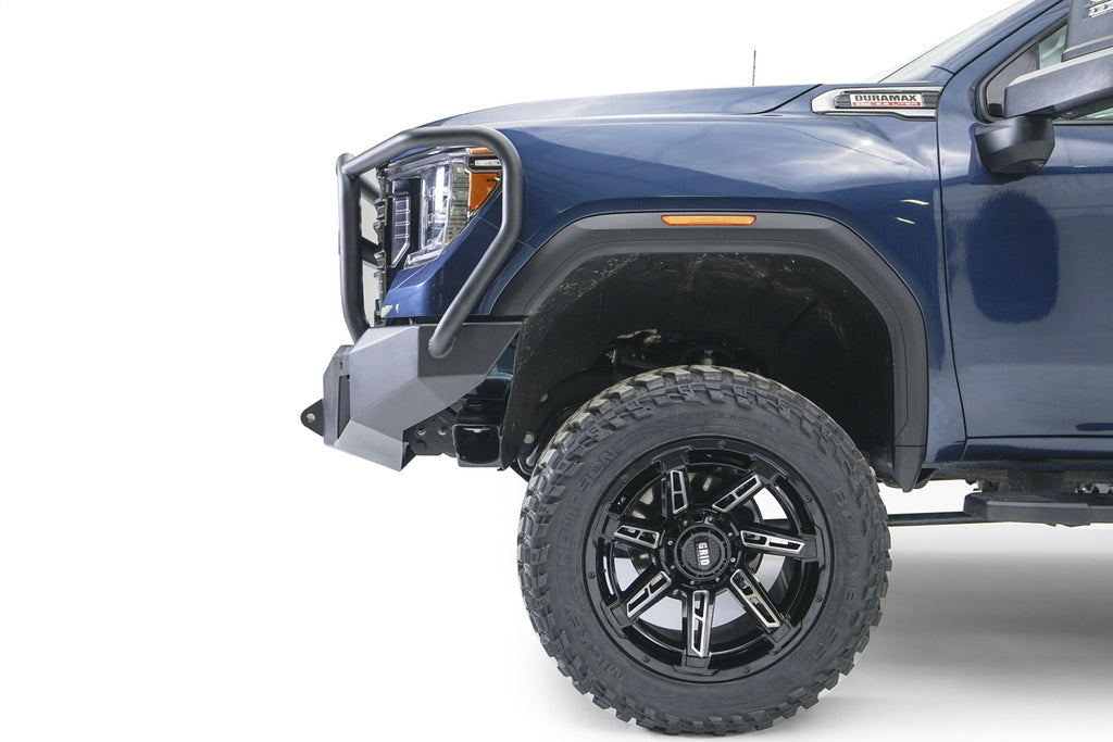 Fab Fours GM20-A5050-1 Premium Winch Front Bumper for Select GMC Sierra HD, GMC Sierra HD