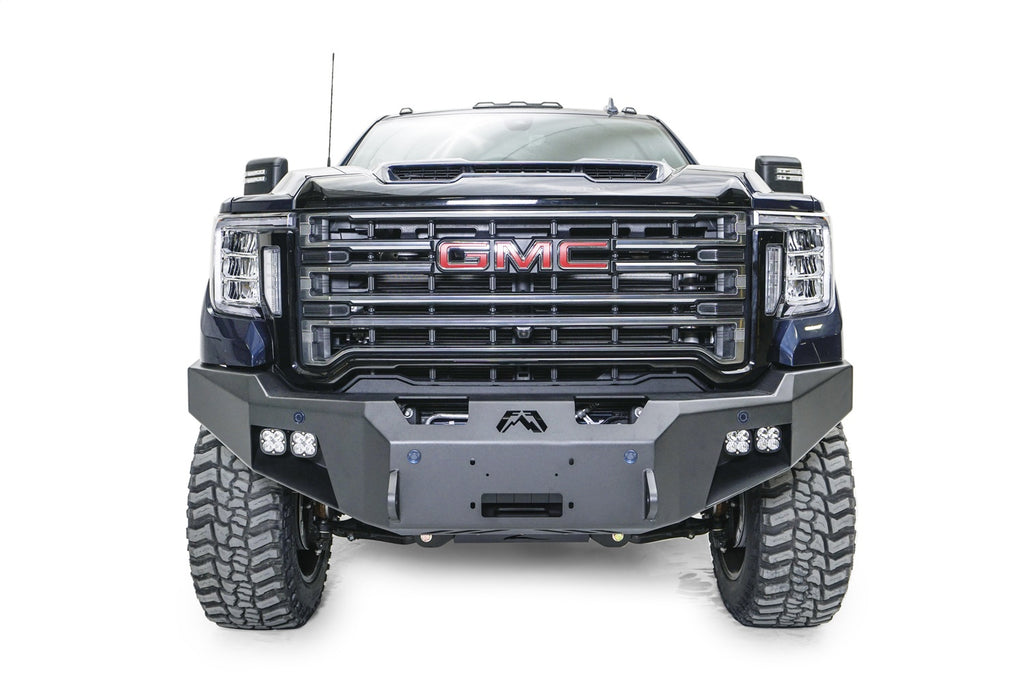 Fab Fours GM20-A5051-B Premium Winch Front Bumper for Select GMC Sierra HD, GMC Sierra HD