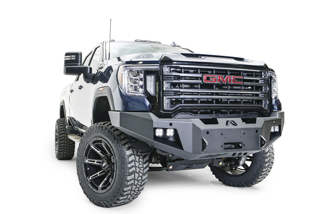 Fab Fours GM20-A5051-1 Premium Winch Front Bumper for Select GMC Sierra HD, GMC Sierra HD