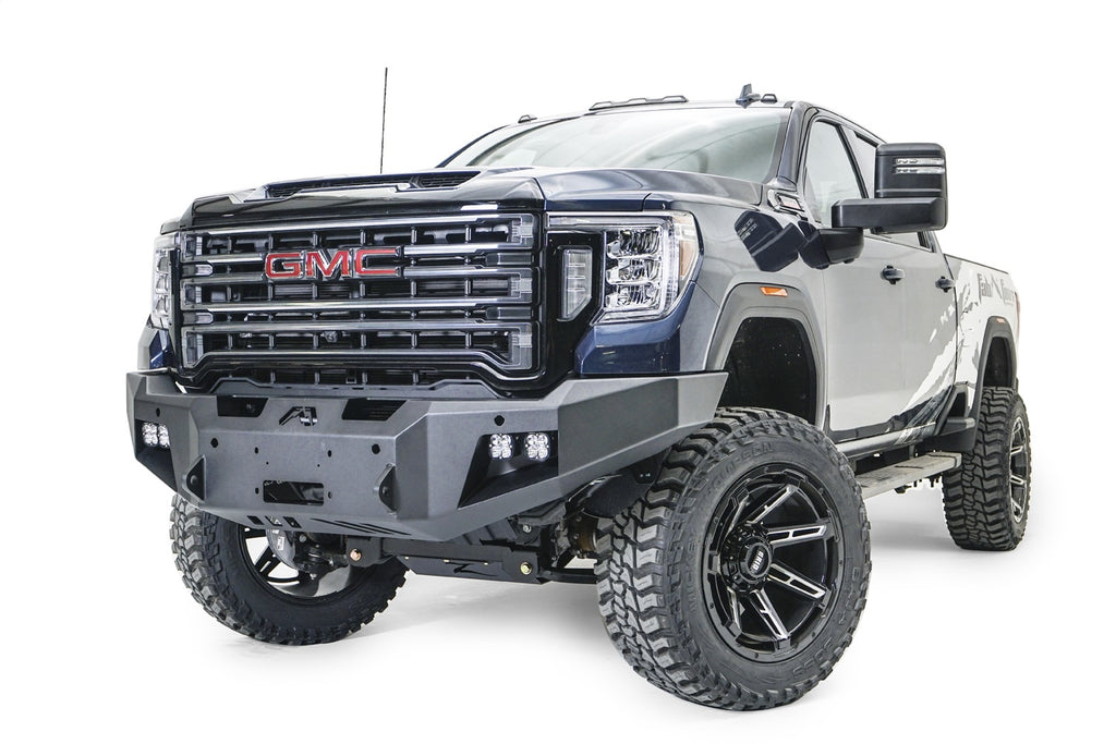 Fab Fours GM20-A5051-B Premium Winch Front Bumper for Select GMC Sierra HD, GMC Sierra HD