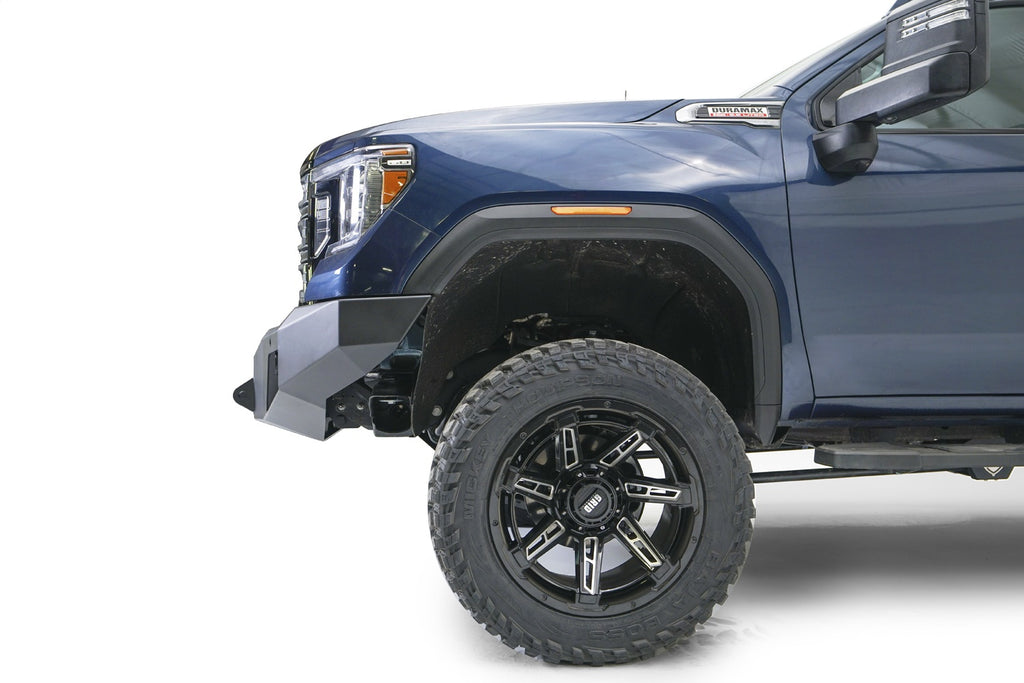Fab Fours GM20-A5051-B Premium Winch Front Bumper for Select GMC Sierra HD, GMC Sierra HD