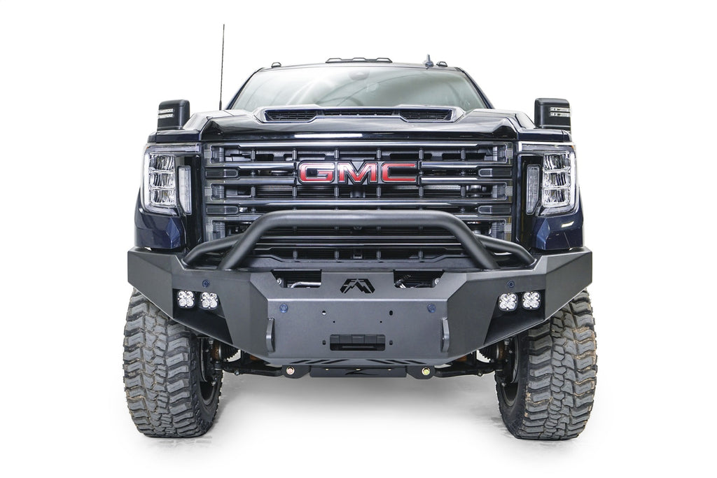Fab Fours GM20-A5052-1 Premium Winch Front Bumper for Select GMC Sierra HD, GMC Sierra HD