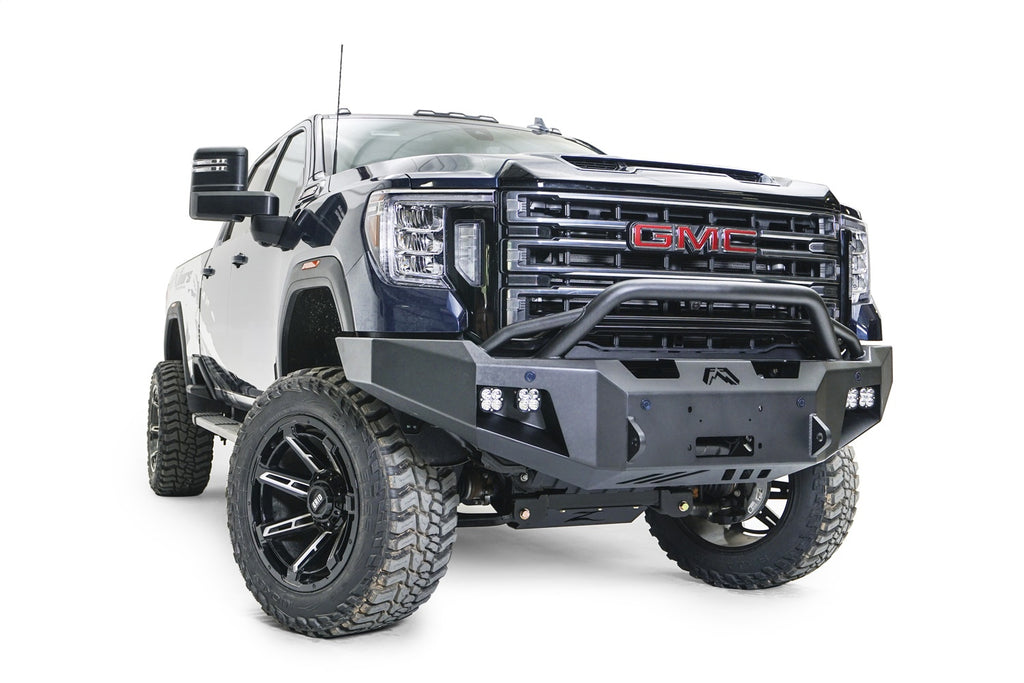Fab Fours GM20-A5052-B Premium Winch Front Bumper for Select GMC Sierra HD, GMC Sierra HD