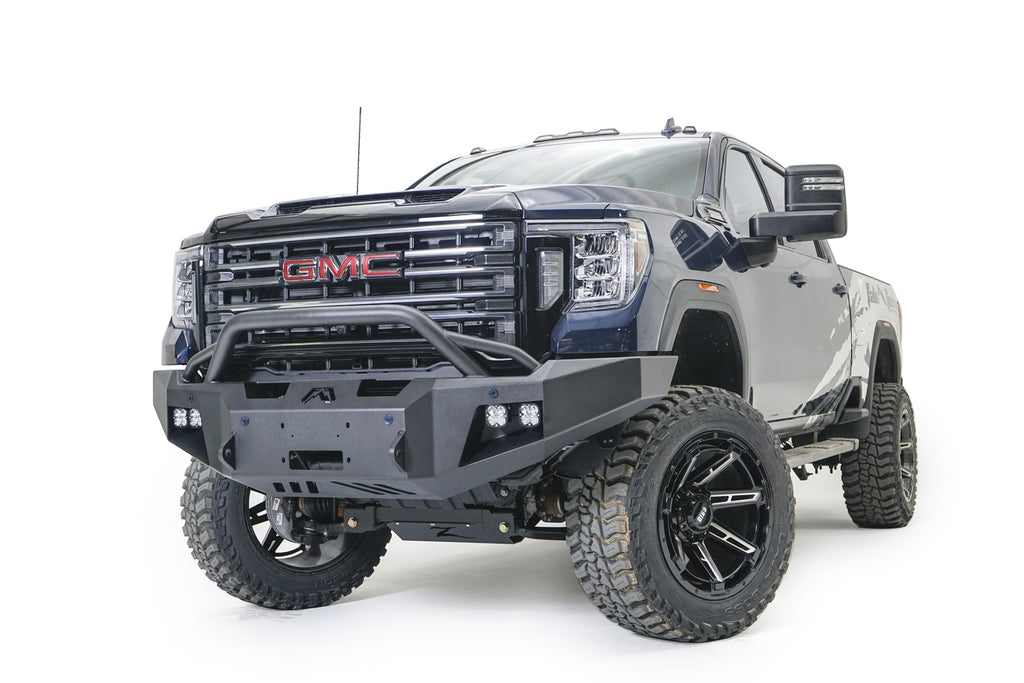 Fab Fours GM20-A5052-1 Premium Winch Front Bumper for Select GMC Sierra HD, GMC Sierra HD