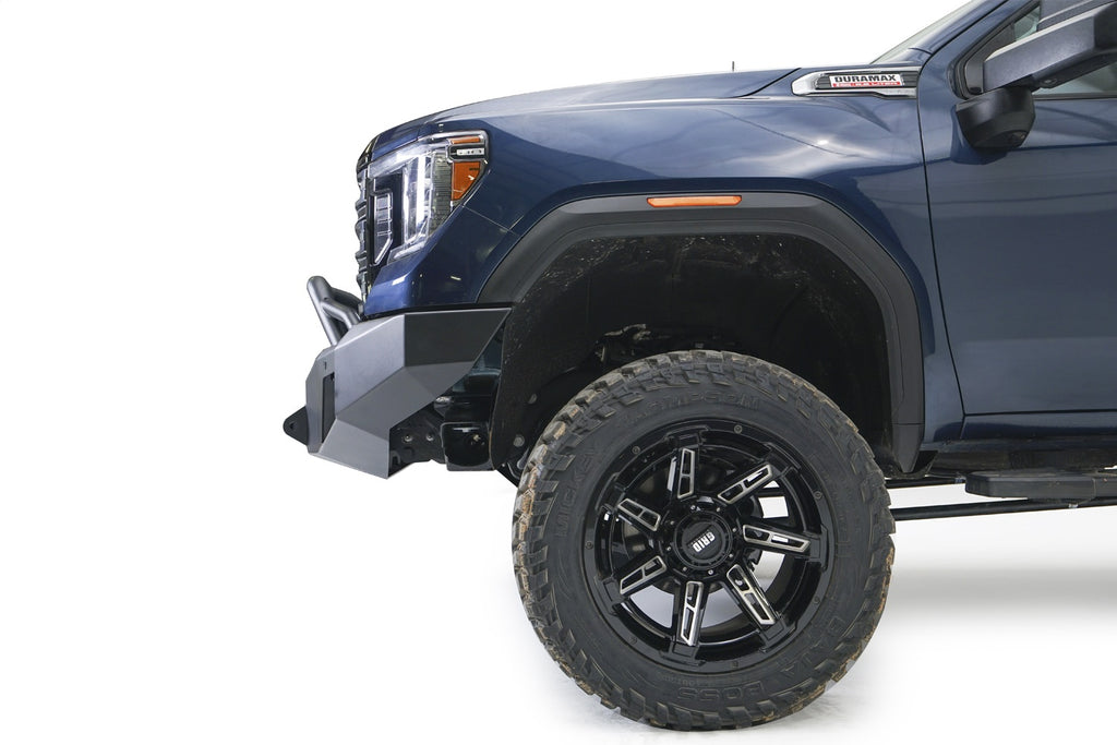 Fab Fours GM20-A5052-1 Premium Winch Front Bumper for Select GMC Sierra HD, GMC Sierra HD