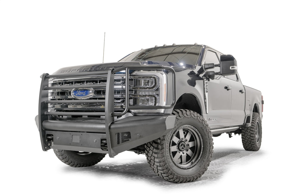 Fab Fours FS23-Q5960-1 Elite Front Bumper for Select Ford F-250 Super Duty, Ford F-350 Super Duty, Ford F-450 Super Duty, Ford F-550 Super Duty