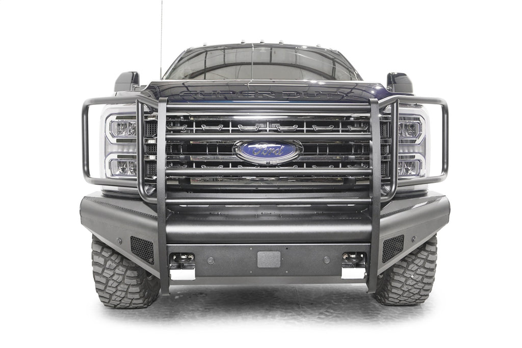 Fab Fours FS23-Q5960-1 Elite Front Bumper for Select Ford F-250 Super Duty, Ford F-350 Super Duty, Ford F-450 Super Duty, Ford F-550 Super Duty