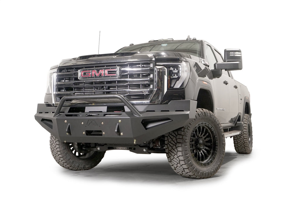 Fab Fours GM24-RS6262-1 Red Steel Front Bumper for Select GMC Sierra HD, GMC Sierra HD