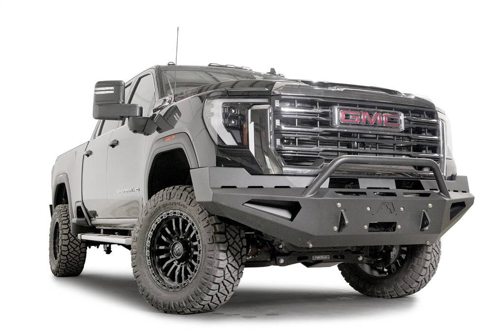 Fab Fours GM24-RS6262-1 Red Steel Front Bumper for Select GMC Sierra HD, GMC Sierra HD