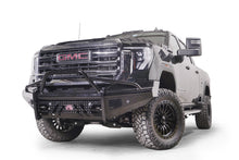 Load image into Gallery viewer, Fab Fours GM24-S6262-1 Black Steel Front Bumper for Select GMC Sierra HD, GMC Sierra HD
