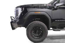 Load image into Gallery viewer, Fab Fours GM24-S6262-1 Black Steel Front Bumper for Select GMC Sierra HD, GMC Sierra HD