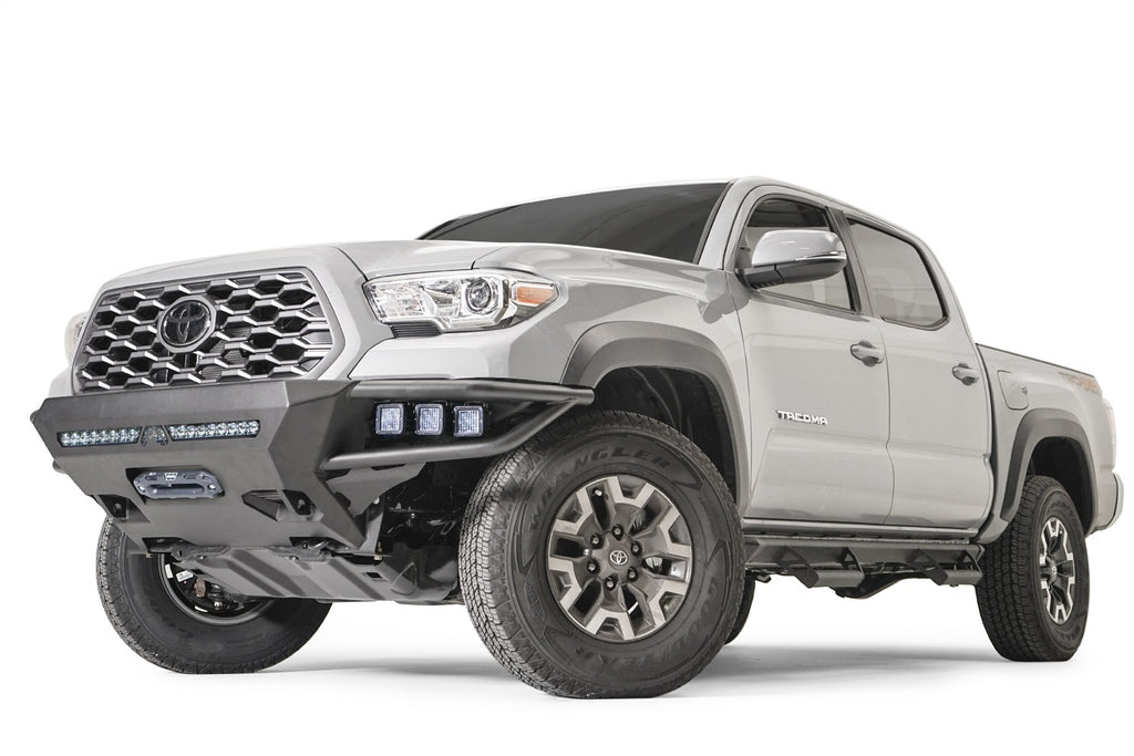 Fab Fours TB16-01-B Vengeance Winch Front Bumper for Select Toyota Tacoma