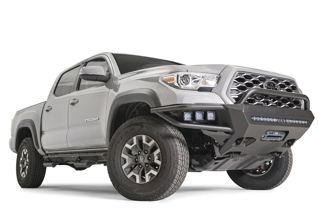 Fab Fours TB16-02-B Vengeance Winch Front Bumper for Select Toyota Tacoma