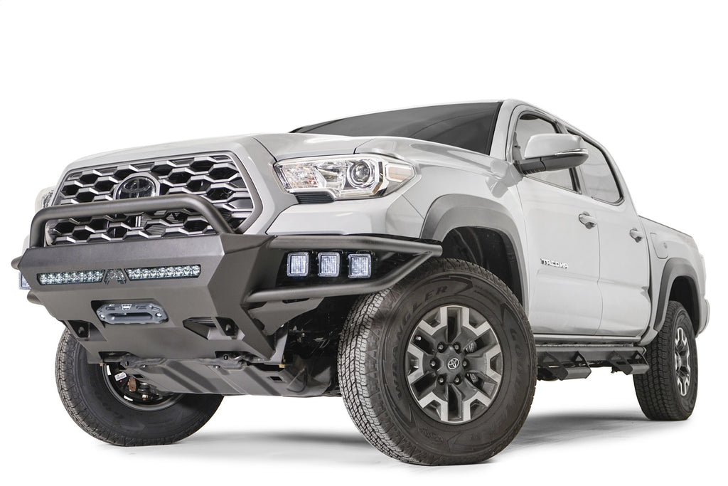 Fab Fours TB16-02-B Vengeance Winch Front Bumper for Select Toyota Tacoma