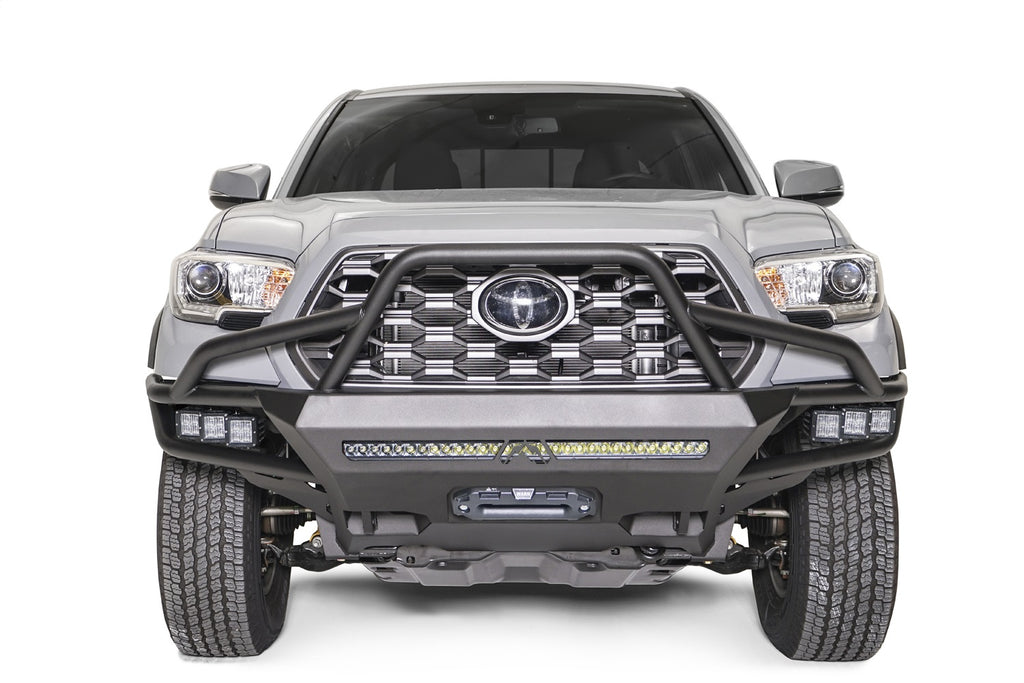 Fab Fours TB16-03-1 Vengeance Winch Front Bumper for Select Toyota Tacoma
