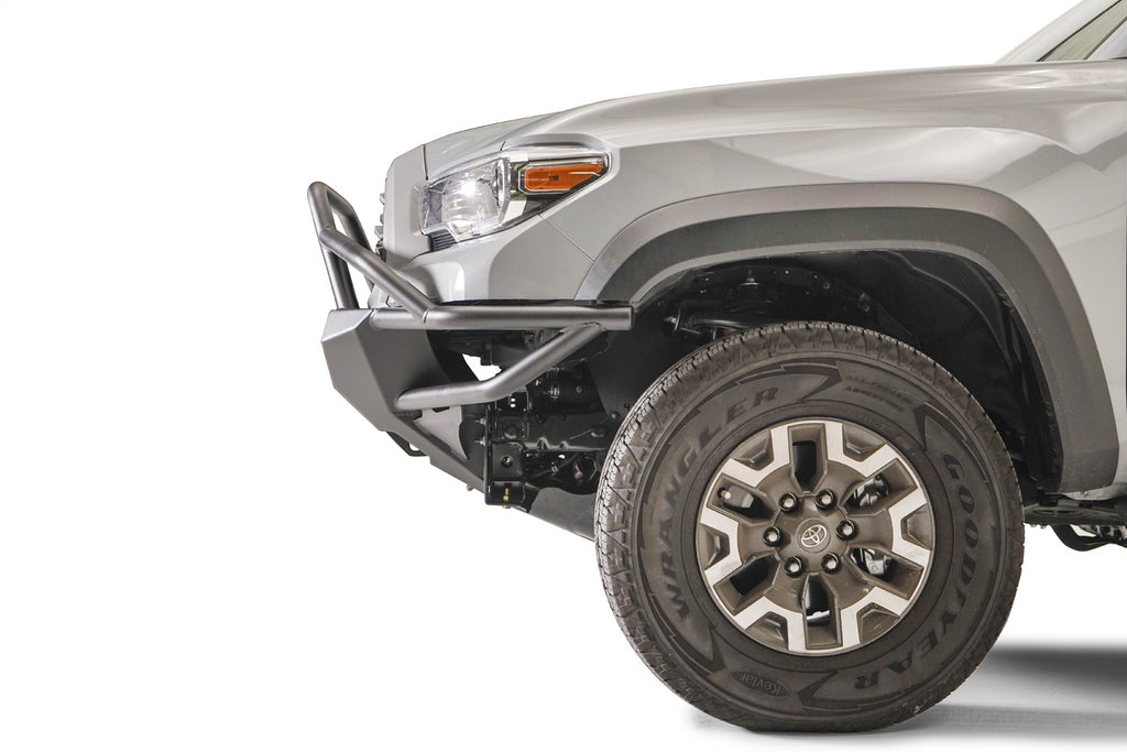 Fab Fours TB16-03-B Vengeance Winch Front Bumper for Select Toyota Tacoma