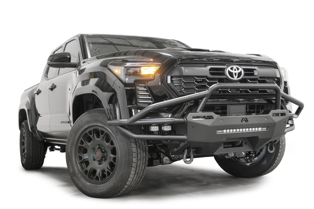 Fab Fours TB24-02-B Vengeance Winch Front Bumper for Select Toyota Tacoma