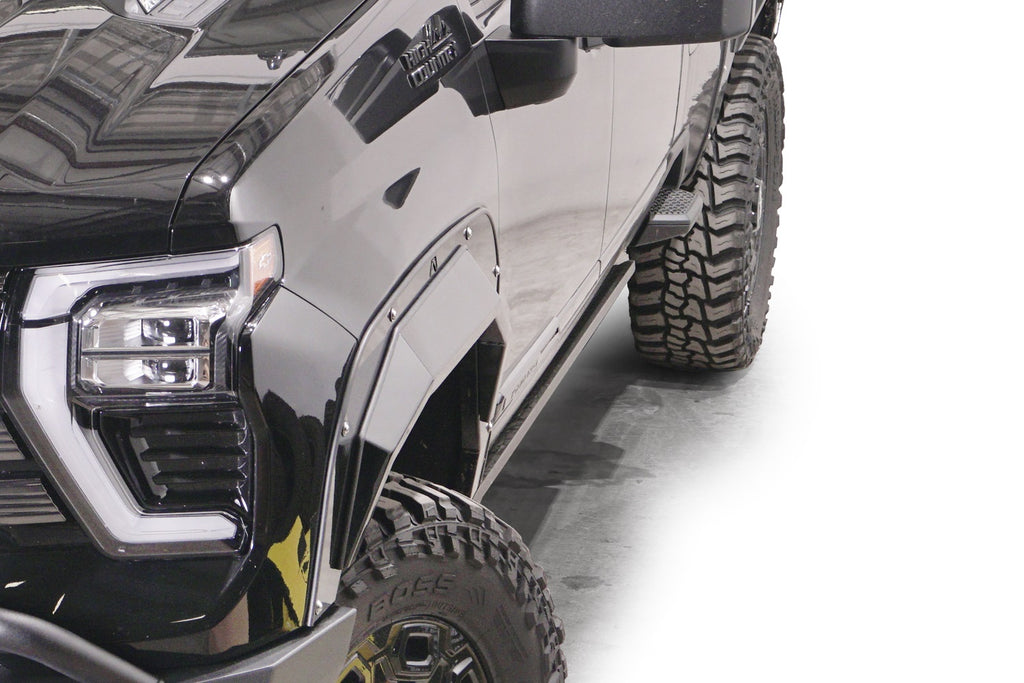 Fab Fours TF6110-B Open Fender Flare for Select Chevrolet Silverado HD, Chevrolet Silverado HD