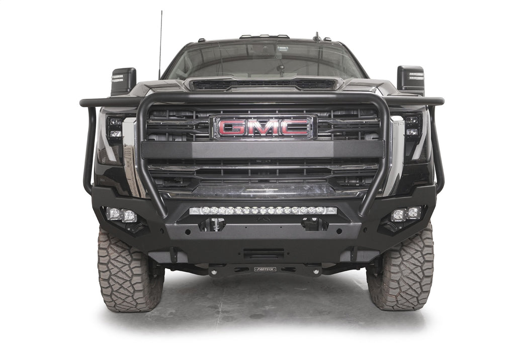 Fab Fours GM24-X6250-1 Matrix Front Bumper for Select GMC Sierra HD, GMC Sierra HD