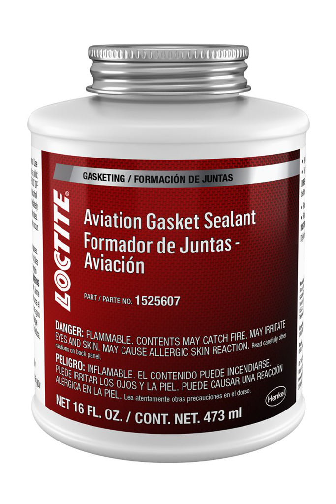 LOCTITE 1525607 Aviation Gasket Sealant 16oz Brush Top Can